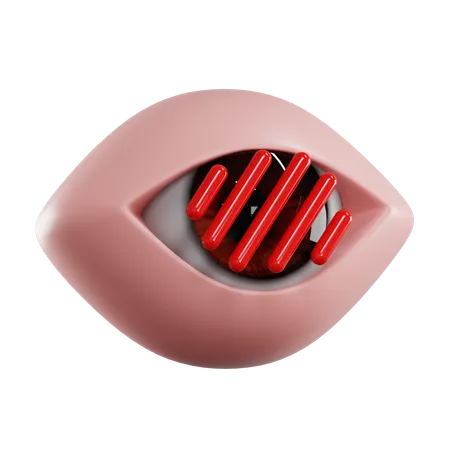 Olho desfocado  3D Icon