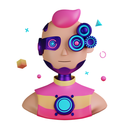 Olho cibernético  3D Icon