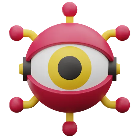 Olho robótico  3D Icon