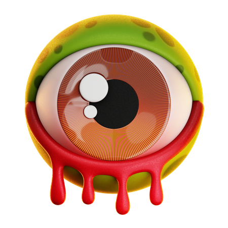 Olho sangrento  3D Icon