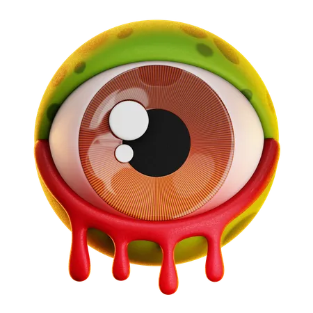 Olho sangrento  3D Icon