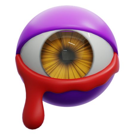 Olho sangrento  3D Icon