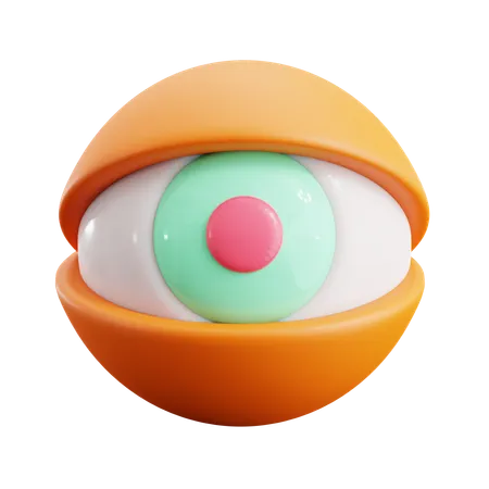 Olho visual  3D Icon