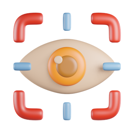 Olho visual  3D Icon