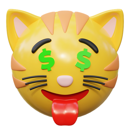 Olhos de dinheiro  3D Icon