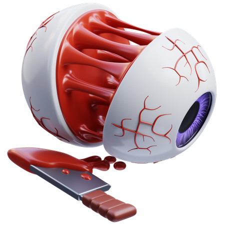 Olhos quebrados  3D Icon