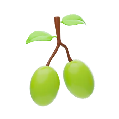 Aceituna  3D Icon