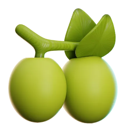 Aceituna  3D Icon