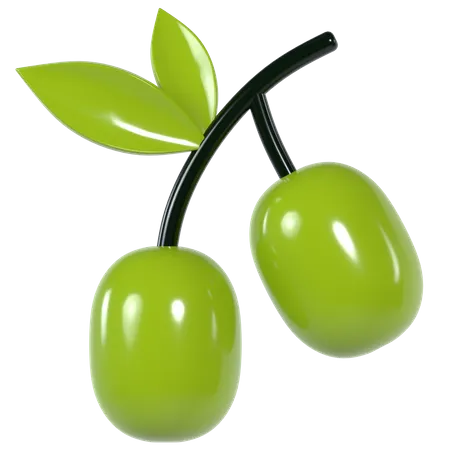 Aceituna  3D Illustration