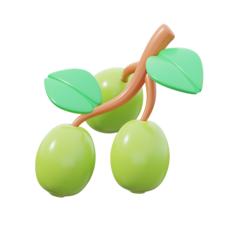 Aceituna  3D Icon