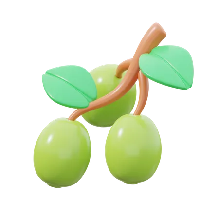 Aceituna  3D Icon