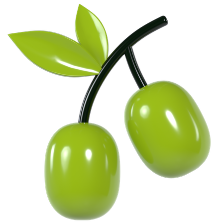 Olive  3D Icon