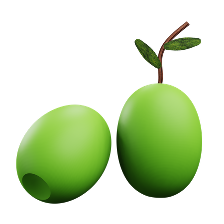 Olive  3D Icon
