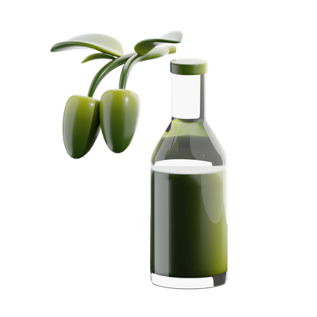 Olive Oil  3D Icon