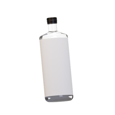 Olive Oil Bottle  3D Icon