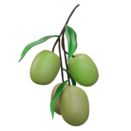 Olives  3D Icon