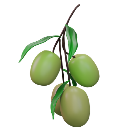 Olives  3D Icon
