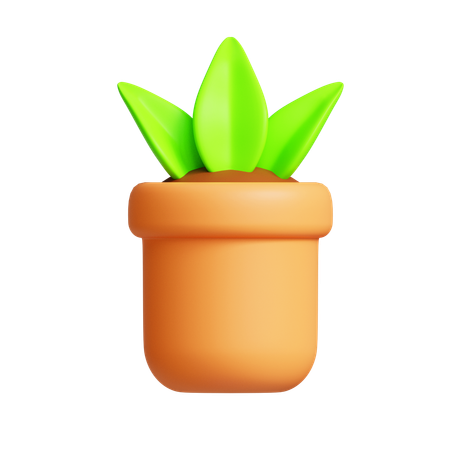 Maceta  3D Icon