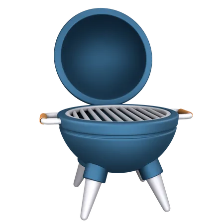 Olla de barbacoa  3D Icon