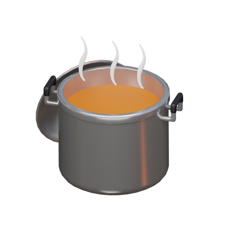 Olla caliente  3D Icon