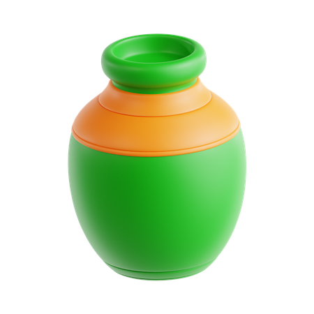 Olla de barro  3D Icon