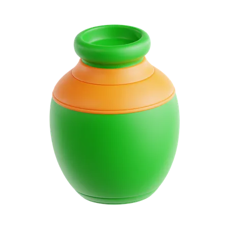 Olla de barro  3D Icon