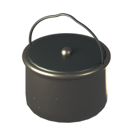 Olla de camping  3D Icon