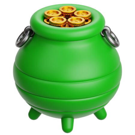 Olla de oro  3D Icon