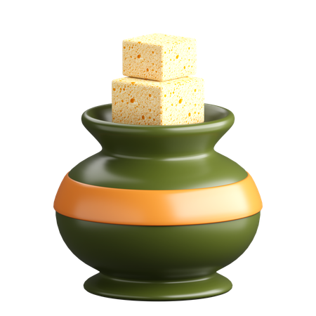 Olla de queso  3D Icon