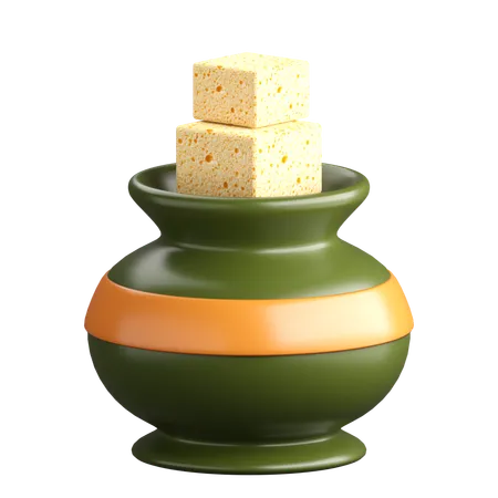 Olla de queso  3D Icon