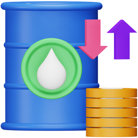 Ölpreis  3D Icon