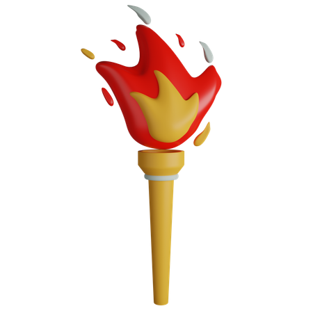 Olympic flame  3D Icon