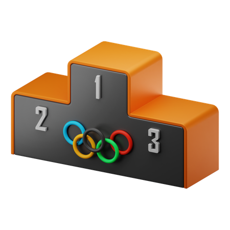 Olympic Podium  3D Icon