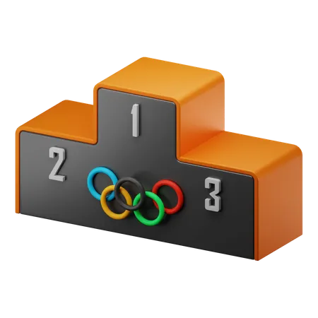 Olympic Podium  3D Icon