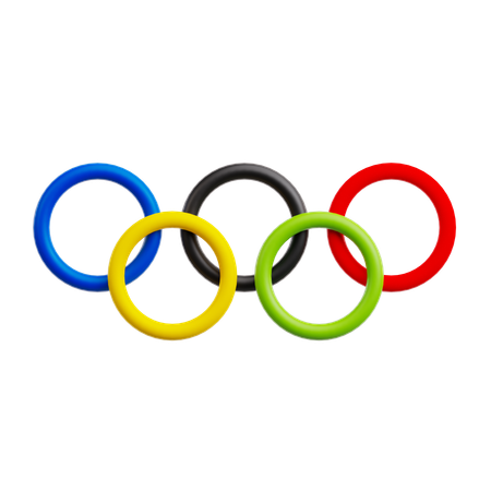 Olympic Rings  3D Icon