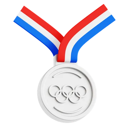 Olympic Silver Medal  3D Icon