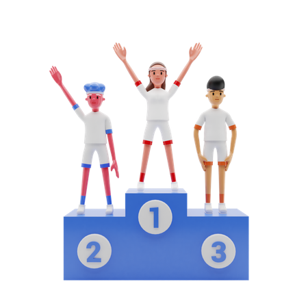 Olympic stand  3D Icon