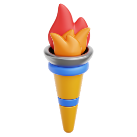 Olympic Torch  3D Icon