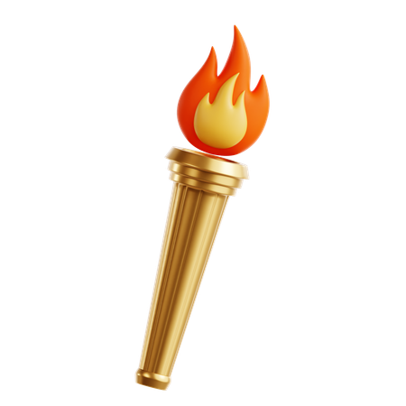 Olympic Torch  3D Icon