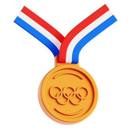 Olympische Bronzemedaille  3D Icon