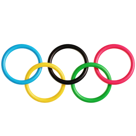 Olympische Ringe  3D Icon