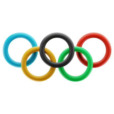 Olympisches Logo  3D Icon