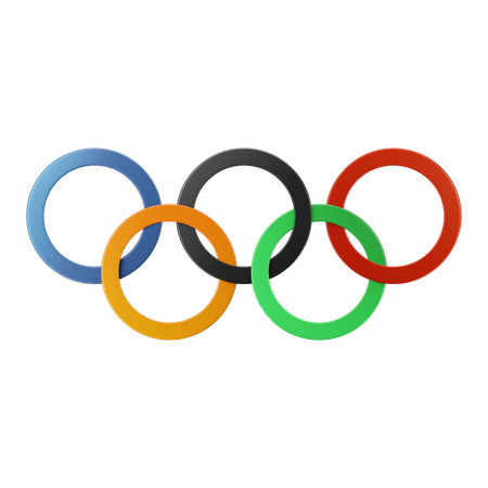 Olympisches Logo  3D Icon