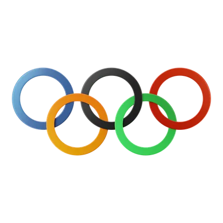 Olympisches Logo  3D Icon