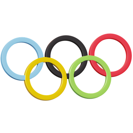 Olympisches Logo  3D Illustration