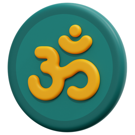 Om  3D Icon