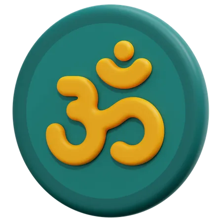 Om  3D Icon