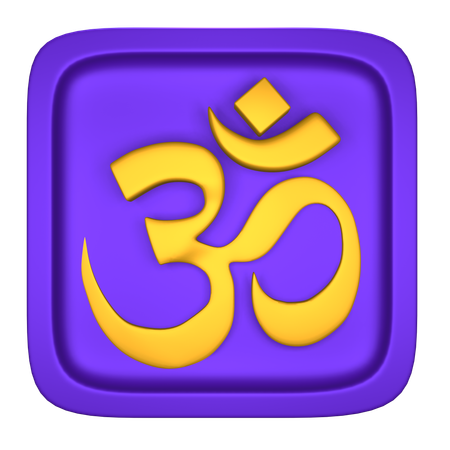 Om  3D Icon