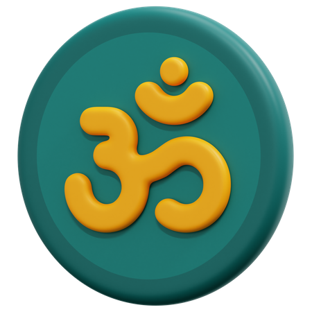 Om  3D Icon