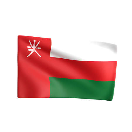 Oman Flag  3D Icon